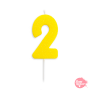 Vela Cumpleaños Gigante - Número 2 Vela Cumpleaños Gigante - Número 2