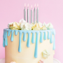 Velas Cumpleaños Plateadas 6 ud - 6 cm - Partydeco Velas Cumpleaños Plateadas 6 ud - 6 cm - Partydeco
