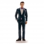 Figura de Boda Hombre con Traje Azul 16 cm Figura de Boda Hombre con Traje Azul 16 cm