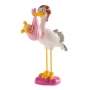 Figura para tarta cigüeña express niña 13 cm