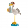 Figura para tarta cigüeña express niño 13 cm Figura para tarta cigüeña express niño 13 cm