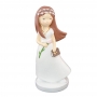 Figura para tarta Niña Comunión con Biblia Figura para tarta Niña Comunión con Biblia