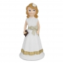 Figura para Tarta Niña Comunión Rubia 14 cm Figura para Tarta Niña Comunión Rubia 14 cm