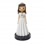 Figura para Tarta Niña Comunión Vestido Largo Figura para Tarta Niña Comunión Vestido Largo
