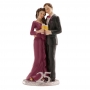 Figura para tarta pareja 25 aniversario 20cm Figura para tarta pareja 25 aniversario 20cm