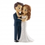 Figura para tarta pareja de boda enamorados 16cm Figura para tarta pareja de boda enamorados 16cm
