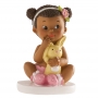 Figura para Tartas Bautizo Niña con Conejito Figura para Tartas Bautizo Niña con Conejito