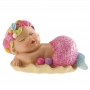 Figura para Tartas Bautizo Niña Sirenita Figura para Tartas Bautizo Niña Sirenita