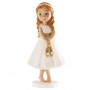 Figura para Tartas Comunión Niña Descalza Figura para Tartas Comunión Niña Descalza