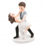Figura para Tartas Novios Bailando 18 cm Figura para Tartas Novios Bailando 18 cm