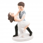 Figura para Tartas Novios Bailando 18 cm