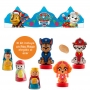 Figuritas roscón de Reyes Patrulla Canina 6 pcs