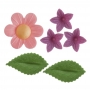 Flores, Miniflores y Hojas de Oblea 38 ud Flores, Miniflores y Hojas de Oblea 38 ud