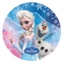Oblea 20cm Elsa y Olaf