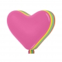 Globos Corazón Colores Surtidos 15 cm 50 ud