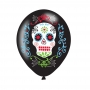 Globos de Látex Día de la Muerte 27 cm 6 ud