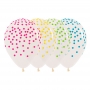 Globos Transparentes con Lunares Multicolor Globos Transparentes con Lunares Multicolor