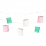 Guirnalda decorativa con 8 Farolillos color pastel Guirnalda decorativa con 8 Farolillos color pastel