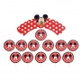 Juego de 12 Wrappers y toppers Mickey Mouse