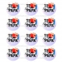 Juego 12 Impresiones Papel de Azúcar Día del Padre G 6 cm Juego 12 Impresiones Papel de Azúcar Día del Padre G 6 cm