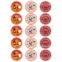 Juego 15 Impresiones Papel Comestible Dulce Halloween A 5 cm