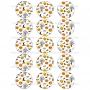 Juego 15 Impresiones Papel Comestible Halloween Modelo D 5 cm Juego 15 Impresiones Papel Comestible Halloween Modelo D 5 cm
