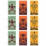 Juego 9 Impresiones Papel Comestible Halloween Rectangular B Juego 9 Impresiones Papel Comestible Halloween Rectangular B