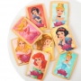 Juego de 10 impresiones en papel de azúcar Princesas Disney