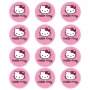 Juego de 12 Impresiones en Papel Comestible Hello Kitty Mod B Juego de 12 Impresiones en Papel Comestible Hello Kitty Mod B