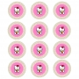 Juego de 12 Impresiones en Papel Comestible Hello Kitty Juego de 12 Impresiones en Papel Comestible Hello Kitty