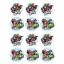 Juego de 12 Impresiones en Papel de Azúcar Los Vengadores Juego de 12 Impresiones en Papel de Azúcar Los Vengadores