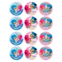 Juego de 12 Impresiones en Papel de Azúcar Shimmer & Shine Juego de 12 Impresiones en Papel de Azúcar Shimmer & Shine