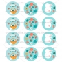 Juego de 12 Impresiones en Papel de Azúcar Pascua Modelo B 6 cm Juego de 12 Impresiones en Papel de Azúcar Pascua Modelo B 6 cm