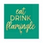 Juego de 16 Servilletas Cocktail Flamingle Juego de 16 Servilletas Cocktail Flamingle
