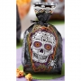Juego de 20 bolsas para dulces calavera en ataud Juego de 20 bolsas para dulces calavera en ataud