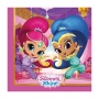 Juego de 20 servilletas de papel de Shimmer & Shine Juego de 20 servilletas de papel de Shimmer & Shine