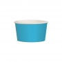 Juego de 20 tarrinas azul Caribe de cartón de 280 ml Juego de 20 tarrinas azul Caribe de cartón de 280 ml