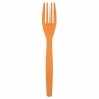 Juego de 20 Tenedores de Plástico Naranja
