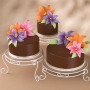 Juego de 3 Soportes metálicos para dulces y tartas Juego de 3 Soportes metálicos para dulces y tartas