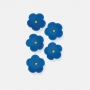 Juego de 30 flores azules de azúcar PME