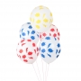 Juego de 5 globos de 30 cm en distintos colores de superhéroes Juego de 5 globos de 30 cm en distintos colores de superhéroes