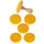 Juego de 5 sellos para galletas y fondant Juego de 5 sellos para galletas y fondant