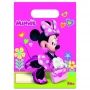 Juego de 6 bolsas de plástico para chuches o dulces de Minnie Mouse Juego de 6 bolsas de plástico para chuches o dulces de Minnie Mouse