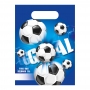 Juego de 6 bolsas para chuches Fútbol Party Juego de 6 bolsas para chuches Fútbol Party