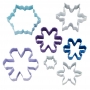 Juego de 7 cortadores de galletas copos de nieve Juego de 7 cortadores de galletas copos de nieve