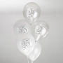 Juego de 8 globos 25 aniversario