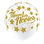 Juego de 8 Globos Blancos Vivan los Novios Juego de 8 Globos Blancos Vivan los Novios