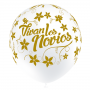 Juego de 8 Globos Blancos Vivan los Novios