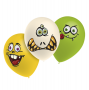 Juego de 8 Globos con pegatinas Monsters Juego de 8 Globos con pegatinas Monsters