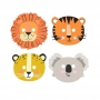 Juego de 8 Máscaras Animales de la Selva Juego de 8 Máscaras Animales de la Selva